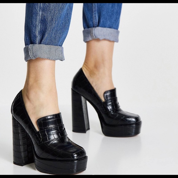 ASOS Shoes - ASOS Design Platform Croc Loafers